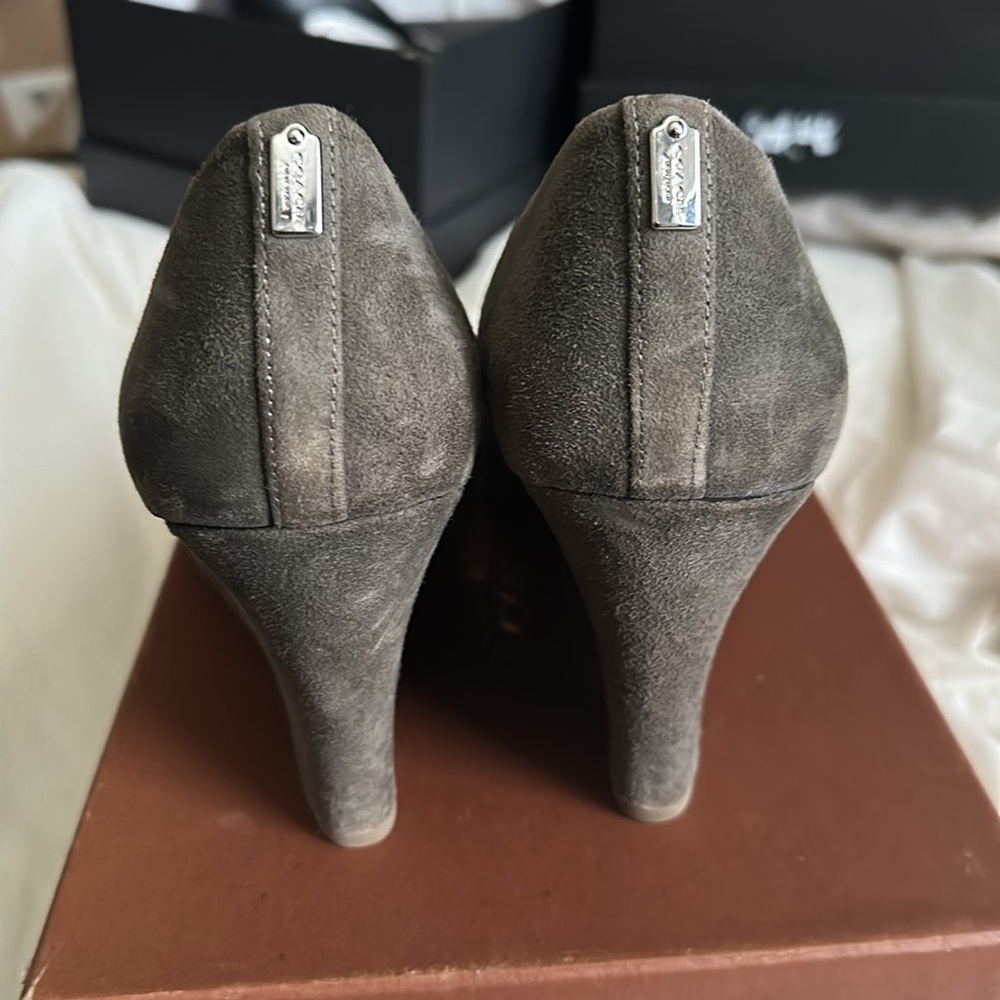 Coach Rilelgh Suede Slate Gray - Picture 4 of 5